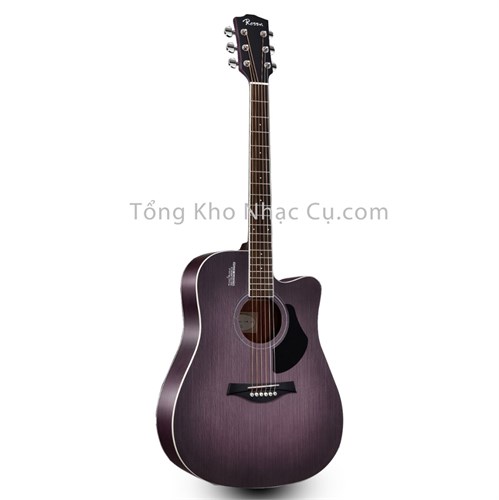 Đàn Guitar Acoustic Rosen Tím Khói G11SC (Dáng D)